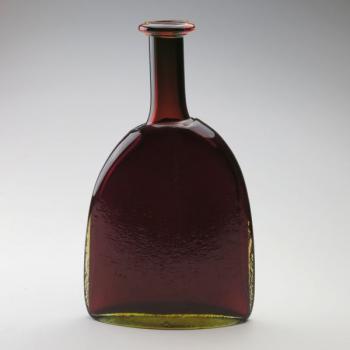 Glass Jar - ruby glass, uranium glass - Jakub Berdych (1953) - 2020